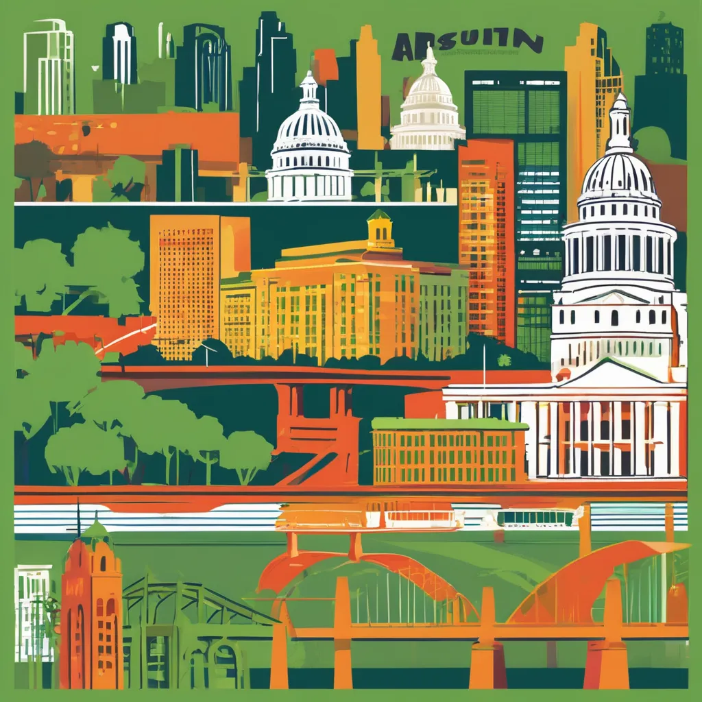 Austin city backdrop