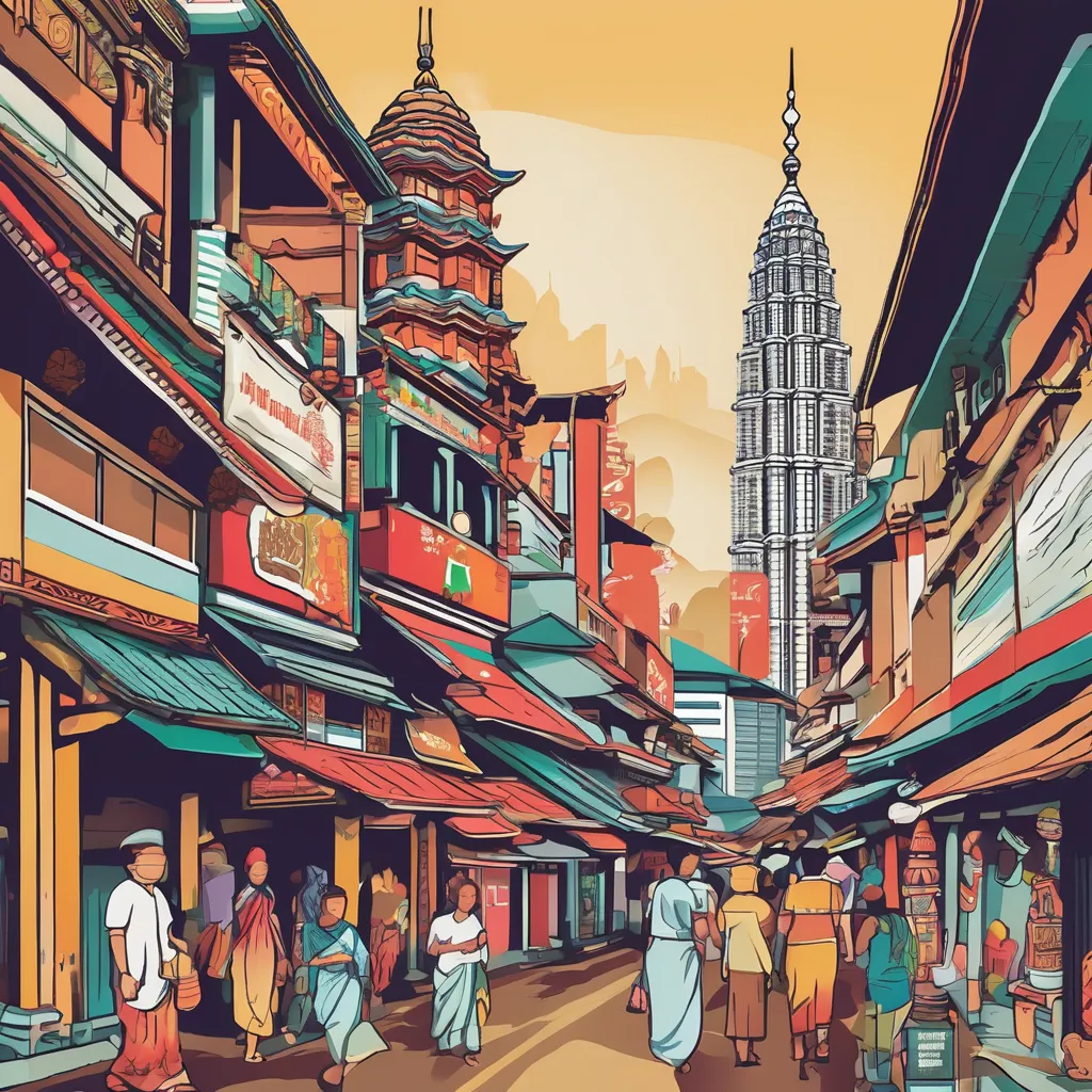 Kuala Lumpur city backdrop