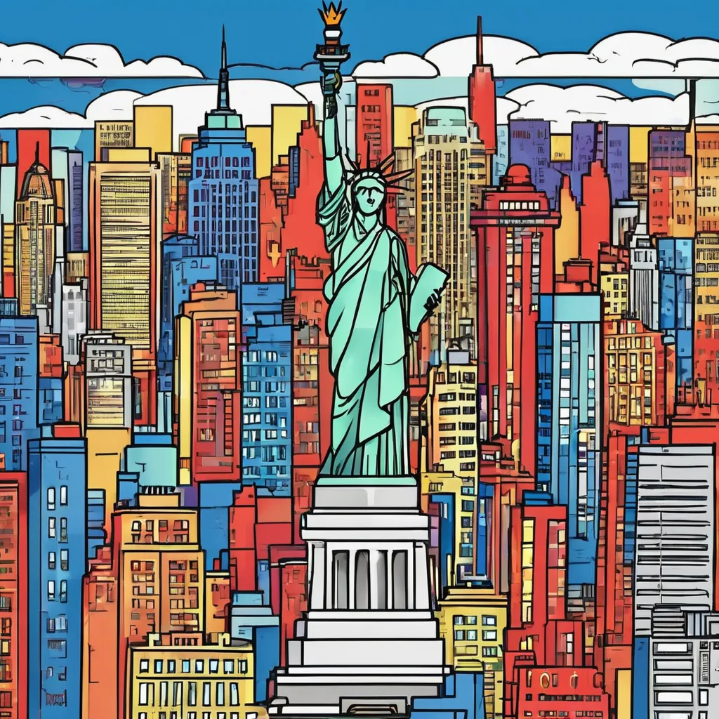 New York city backdrop